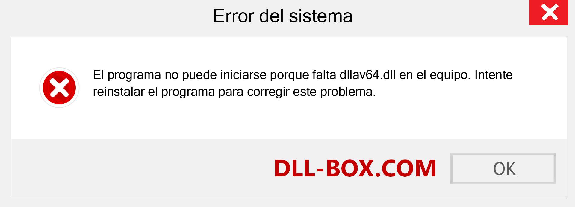 ¿Falta el archivo dllav64.dll ?. Descargar para Windows 7, 8, 10 - Corregir dllav64 dll Missing Error en Windows, fotos, imágenes